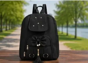 Lightweight Casual School, College & Travel Backpack for Women ( black, OS )