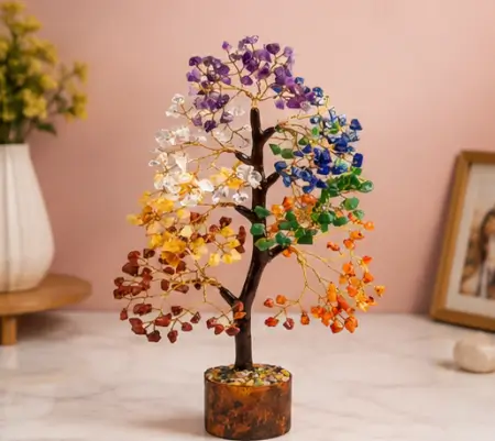 2QY77UGTmpo1nzvLhA73ucCsjZR89AiJrz6o2ycY.webp 7 Chakra Crystal Tree for Positive Energy – Natural Gemstone Money Tree for Reiki Healing, Feng Shui, Vastu & Home Décor ( default, OS )
