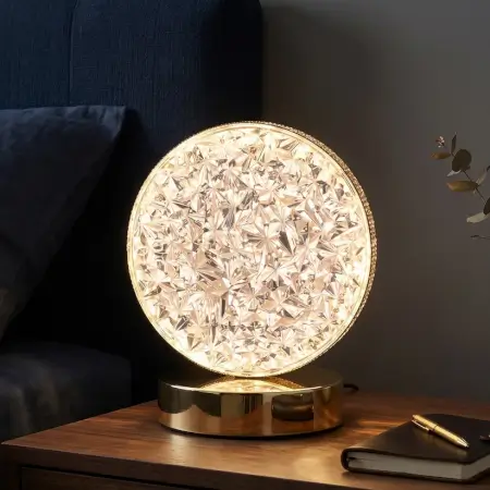3Kvrtfq7PCNLHrBi1yAy5aLpWJgkK8TvvCTWMMRa.webp Round Crystal LED Table Lamp – USB Rechargeable Dimmable Touch Night Lamp for Bedroom, Living Room & Home Décor ( default, OS )