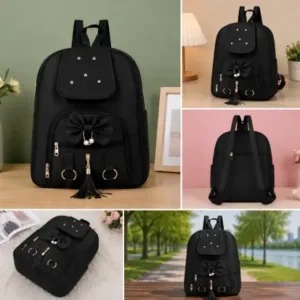 Lightweight Casual School, College & Travel Backpack for Women ( black, OS )