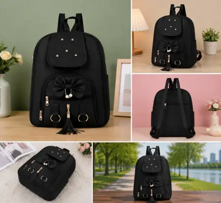 3h3Tvj3Dmu6V04ccgmQfh000PihydlZRsGSLVHxJ.webp Lightweight Casual School, College & Travel Backpack for Women ( black, OS )