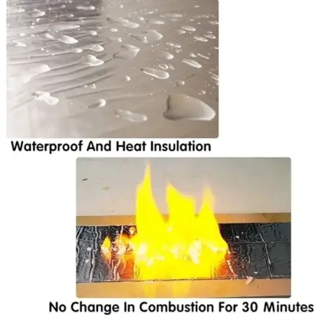 4XF07nOKaZCxes1NMzGh3J1K4a1a2P7xCZ4guw9t.webp Self-Adhesive Heat Reflective Aluminum Foil Duct Tape Roll (0.9mm) High Temp, Waterproof, Insulation Resistant ( default, Standard ).