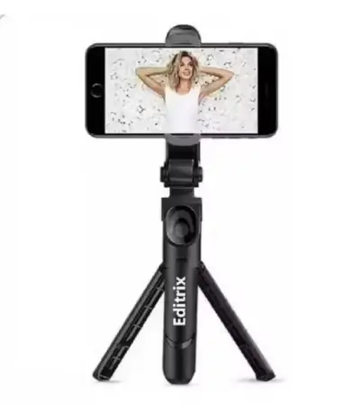 4ab0NzwZgNOuAomLWgwxXQPcwOfDx4iVMbEgWUYT.webp 3-in-1 Wireless Bluetooth Selfie Stick XT-02 | Remote Shutter, 360° Rotate, Extendable, Foldable Mini Tripod & Monopod for Smartphones, Black. ( default, Standard )