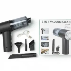 Powerful 3-in-1 Vacuum Cleaner for Car & Home – Compact, Cordless, Wet & Dry, Blower Function, Mini & Portable for Sofa, Dust, and Deep Cleaning - portable vacuum cleaner for car, bike and so