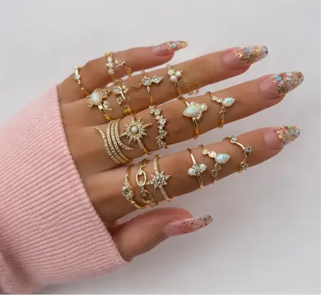 8Gi8vV35IoCN3sO2iCa1ZWNj6H2HtaSzgJ85Rtw0.webp Gold Plated Floral Finger Ring for Women | Elegant Adjustable Alloy Ring for Party, Wedding & Daily Wear ( default, OS )