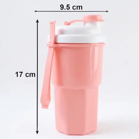 E7fzUokNBTl0gBf1uEesE7Rtlgj2wtILyex8Nx1v.webp 400ml Sports Water Bottle Shaker | Leakproof Flip Lid Gym Tumbler with Carry Strap ( default, OS )