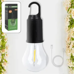 Rechargeable Camping Lights for Tents LED Camping Tent Lantern 3 Lighting Modes Tent Lamp Portable Emergency Camping Lights with Clip Hook for Camping Hiking Fishing, Backpacking (1 Pc) ( def
