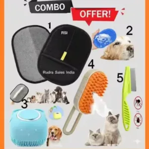 5-in-1 Pet Grooming and Hair Removal Combo Kit ( default, Standard )