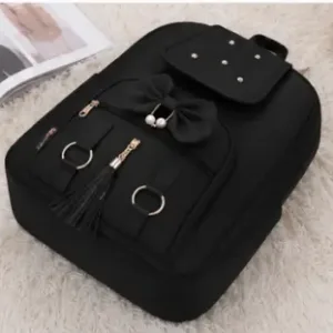 Lightweight Casual School, College & Travel Backpack for Women ( black, OS )