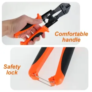 Mini Bolt and Wire Cutter High-Power Steel Cutter for Bolts, Wires, and Chains ( default, Standard ).