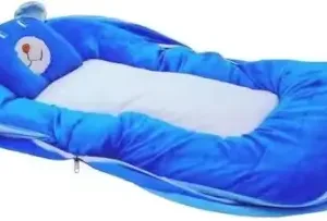 Baby Mosquito Net – Nylon, Washable, Free Size ( blue, OS )