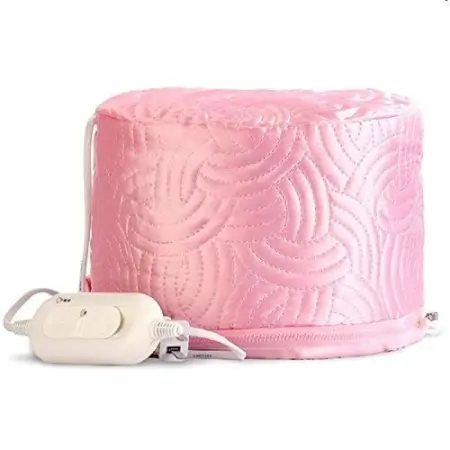 fylCS2WmxGR8f44EmiBjnQeLuKWzgOIOJvLtS3Aj.webp Hair Spa Cap Steamer for Women, Reusable Hair Treatment & Conditioning Cap ( pink, OS )