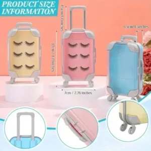 Trolley Cosmetic Suitcase Cosmetic Bags – Travel Makeup Storage Case ( default, OS )